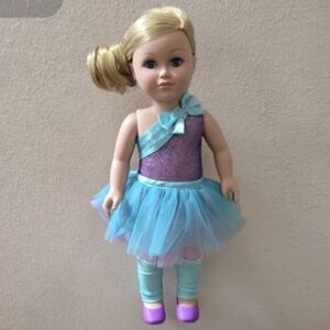 My Life As 18" Poseable Ballerina Doll, Blonde Hair